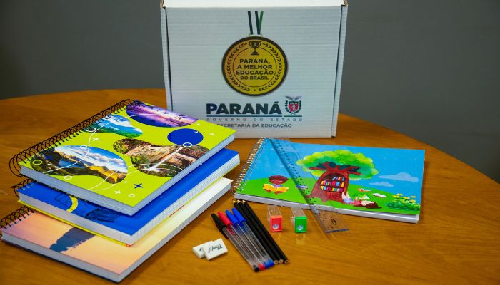  Pela primeira vez, Paraná entregará kits escolares para todos alunos da rede estadual